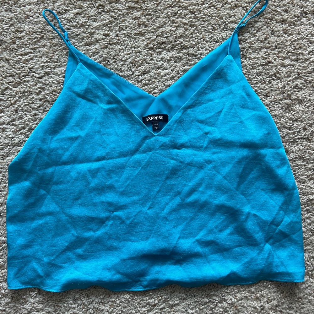 Express Women's Blue Top
